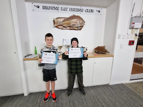 2023/24 End of Season Winners - Browns Bay Fishing Club catch photo